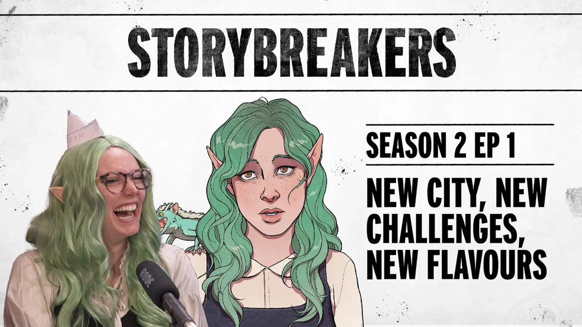 ICYMI, our Hot Fuzz and X-Files meets D&D actual play series Storybreakers is back for Season 2! 🔥 Join our party of fantasy journalists as they uncover a fresh mystery lurking in the big city... 🕵️ Watch the premiere, sponsored by @MeepleDesign, now: dicebreaker.com/topics/storybr…