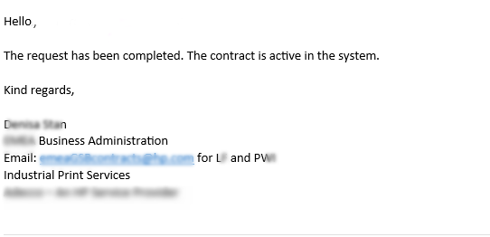 Not working with French companies is a joy. 1 hour to have validation for a customer. In France, it takes 1 week and with errors as a gift