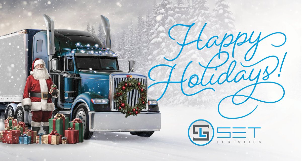 SET_Logistics's tweet image. Happy Holidays from SET Logistics!