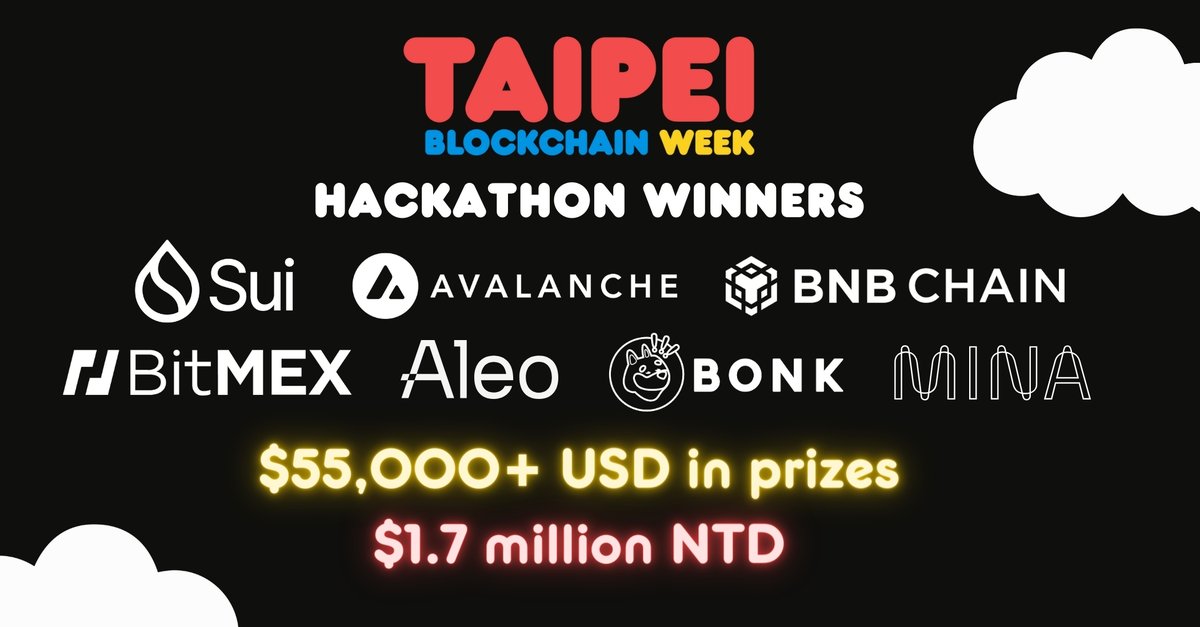 TaipeiWeek's tweet image. 🎉 TBW23 HACKATHON WINNERS

🏆 We had an incredible showcase of talent with 69 amazing projects. A huge THANK YOU to every participant, mentor, sponsor, and partner who made it possible! 

Here are the 19 winners: