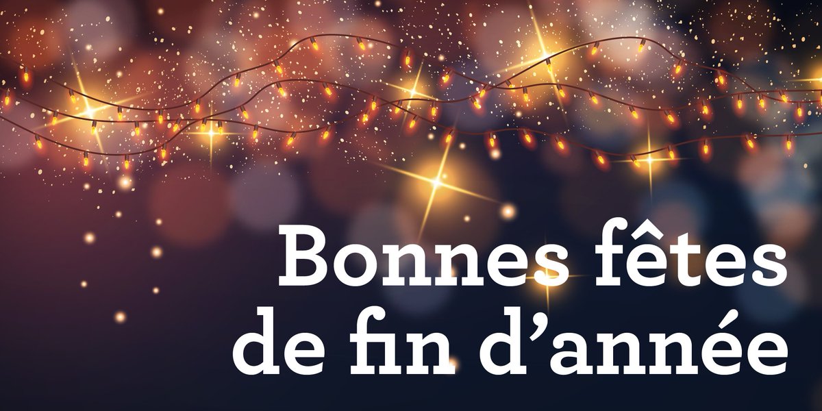 🎄 Fermeture de fin d’année L’université ferme ses portes pendant deux semaines. Les bibliothèques universitaires seront également fermées jusqu’au 4 janvier pour la BU Sciences et jusqu’au 8 janvier pour les autres. Bonnes vacances ❄️