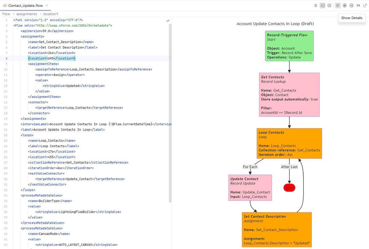 2.2.9.4 has been released with graphical preview of Flow metadata (unabashedly inspired by <a href="/toddhalfpenny/">Todd 🦋 toddhalfpenny.com Halfpenny</a>'s wonderful work on a similar extension for VS Code):

illuminatedcloud.blogspot.com/2023/12/2294-r…