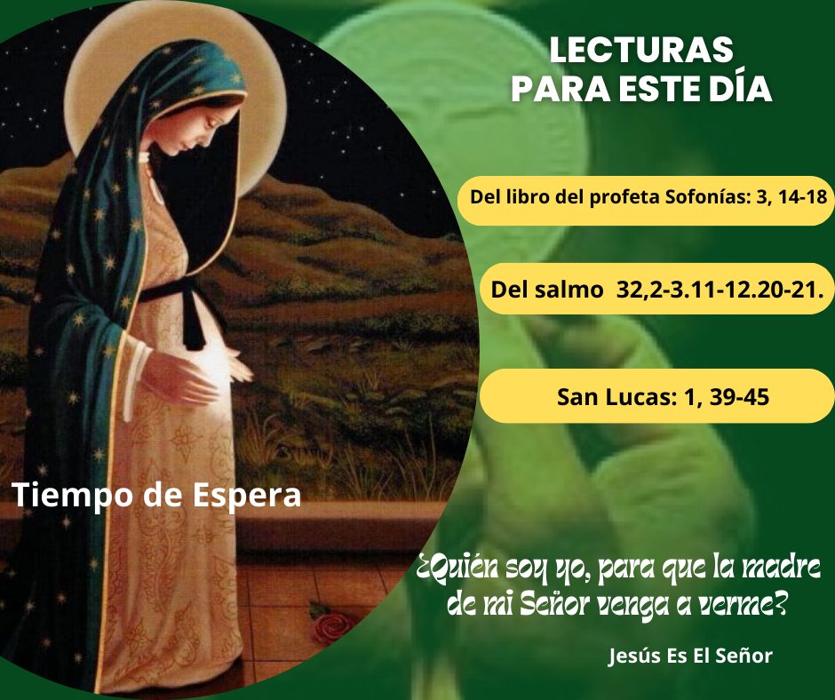 #LecturasParaEsteDia 21 de Dic 2023 #LecturasParaEsteDia #LecturasDiarias #PrimeraLectura #Salmo #Evangelio
#Adviento2023