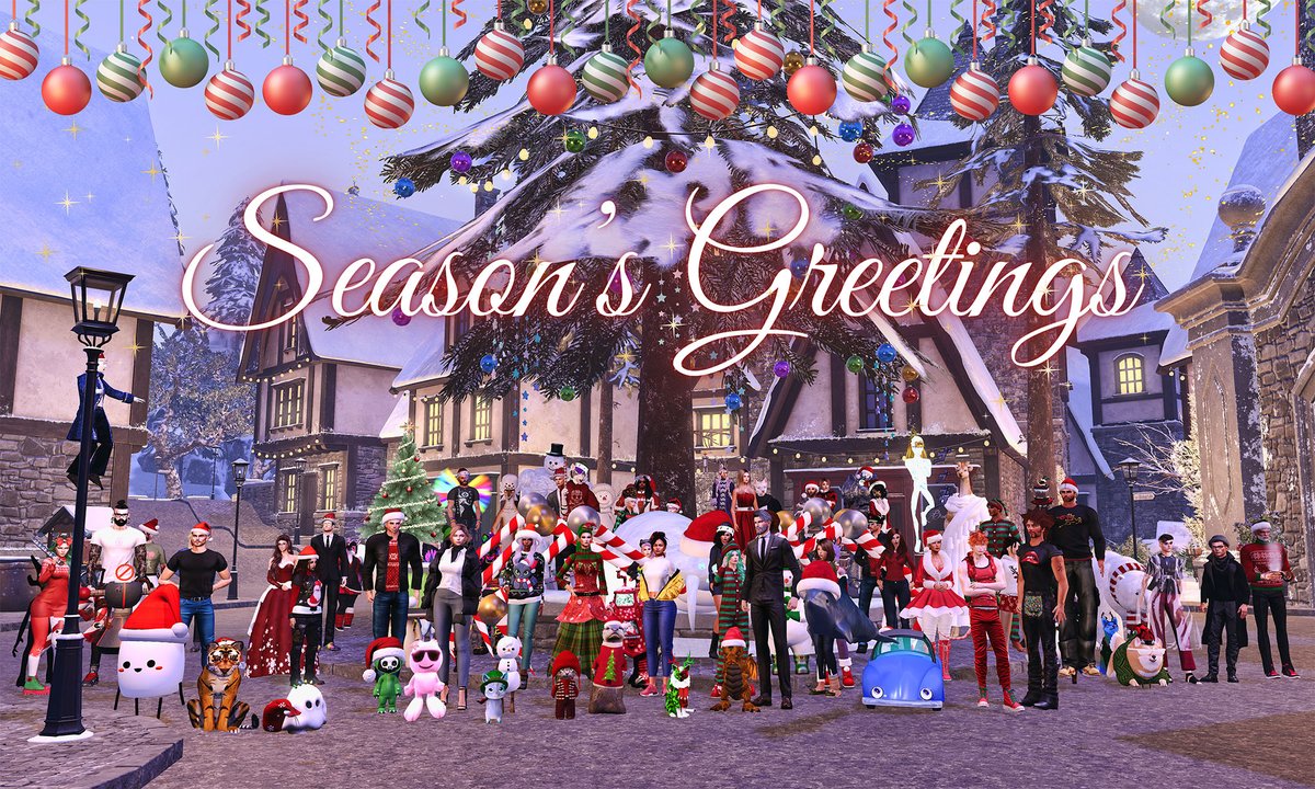 Season’s Greetings from all of us at Linden Lab!  💖

Meet some of our incredible teams that fuel the magic of our virtual world: second.life/seasonsgreetin…

#SecondLife #LindenLab #HappyHolidays #SeasonsGreetings #metaverse #LindenEmployees