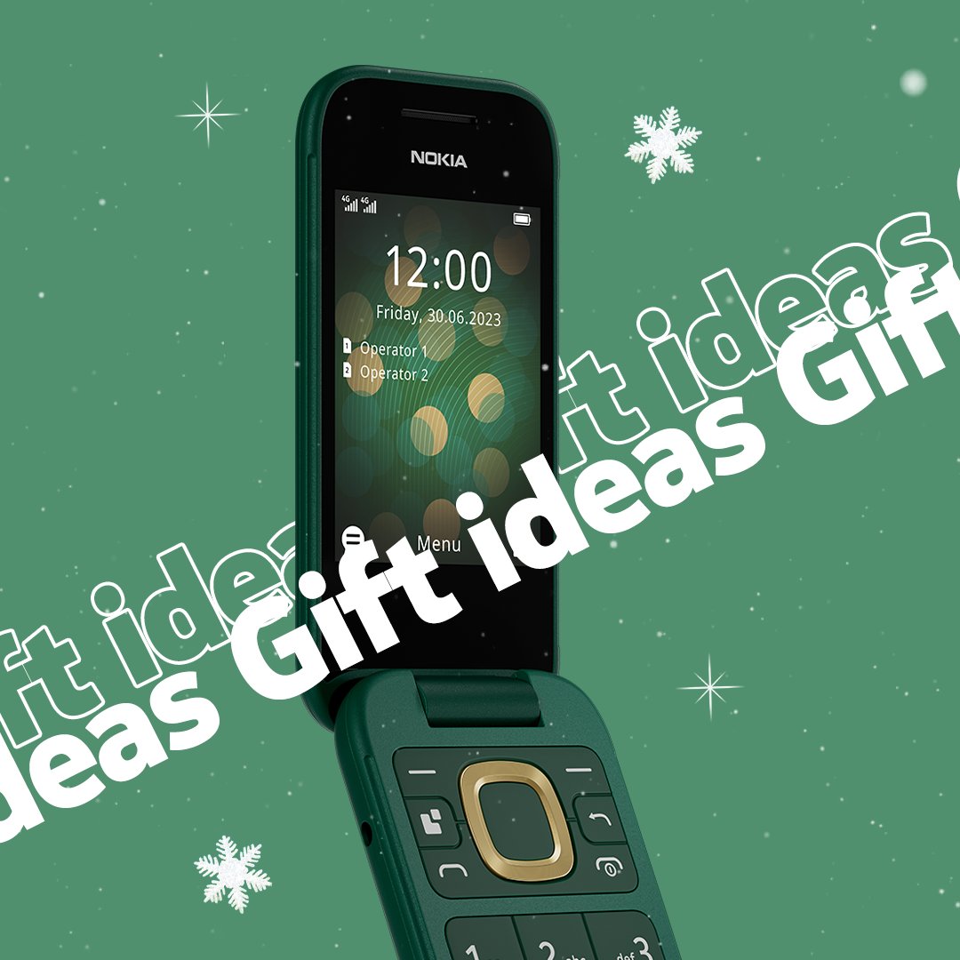 Still not sure what to get? Consider a classic Nokia device like the Nokia 3310 or Nokia 2660 Flip. Sometimes, simple is the way to go. 📞🎄 🎄 🎅 Don't miss our Christmas 2023 shopping guide . 🎁📱 nokia.ly/3NFKEzB