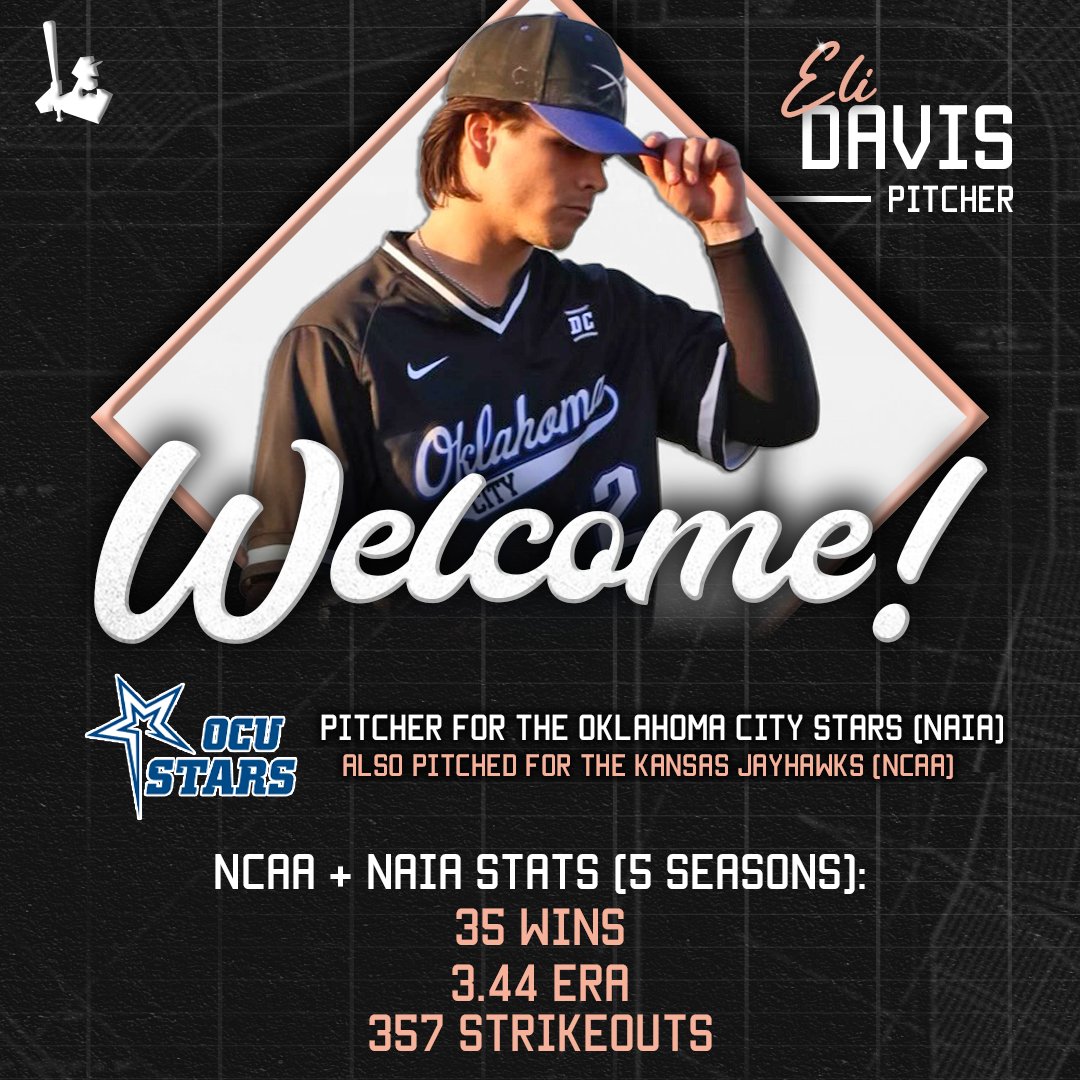 🚨 Welcome Eli Davis to the Milwaukee Milkmen! 🚨

Davis haș spent the last 5 season with the Kansas Jayhawks and the Oklahoma City Stars. In 2023, Davis was names to the 2023 American Baseball Coaches Association Rawlings Gold Glove Team.

Make sure to welcome Davis to the team!