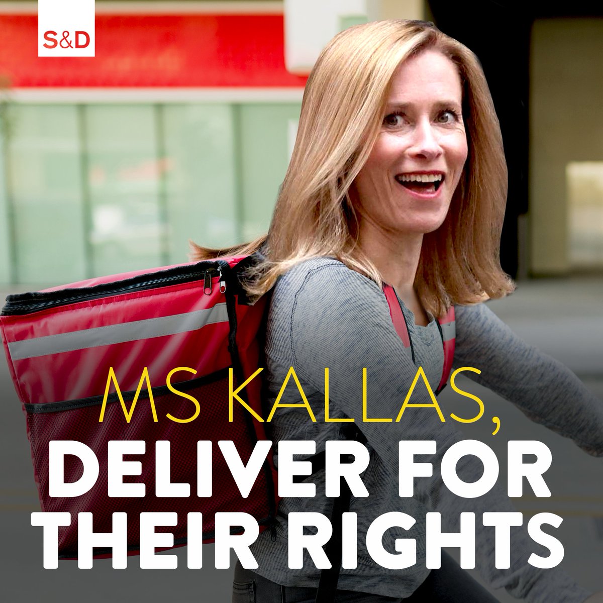 People or profits❓Ms @kajakallas, tomorrow you will have an important choice to make. You must stand by the side of Deliveroo riders and Uber drivers who demand basic social rights. The exploitation must stop. Today, we expect Estonia to back the Platform Work Directive