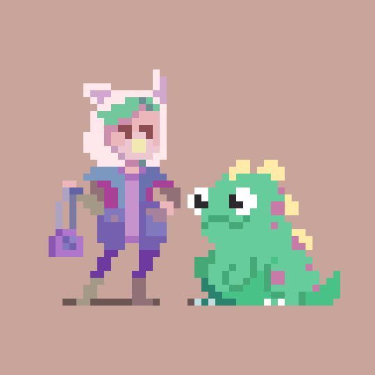 NEW HERE (MINTING NOW) (@newherexyz) on Twitter photo We love our <a href="/CryptoGeisha/">Super Geisha ⚡️</a> around these parts!
Because of their purchase of the community pass, they introduced Sam and Baby Kaiju to the collection. We can't think of a cuter dino pal to have by your side! We love our <a href="/CryptoGeisha/">Super Geisha ⚡️</a> around these parts!
Because of their purchase of the community pass, they introduced Sam and Baby Kaiju to the collection. We can't think of a cuter dino pal to have by your side!