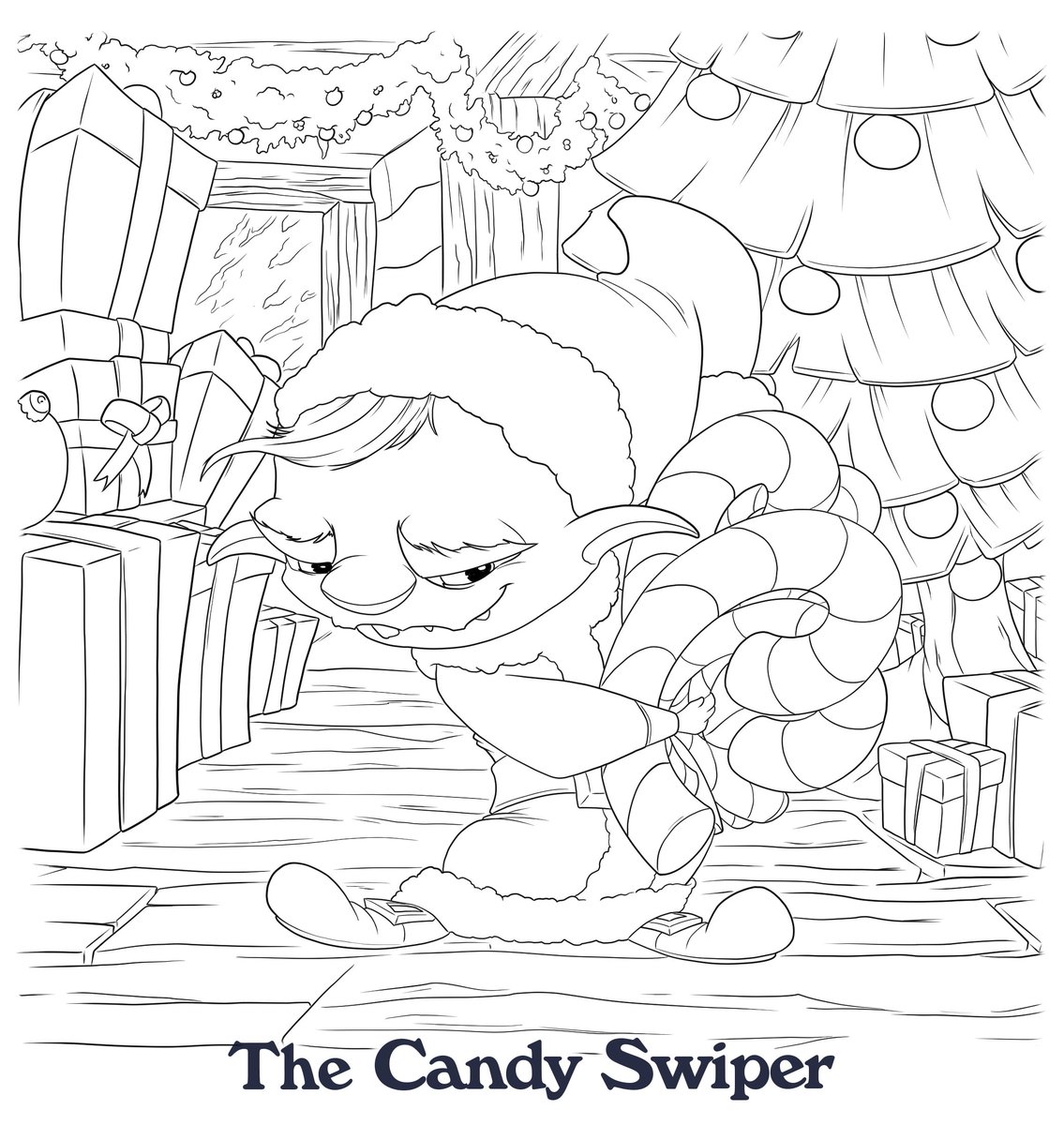 looking for #mischief ❓
Explore your imagination coloring in this Candy Swiper!
🎨Use any medium you like
Post your Entry in #Discord by 12.30🎄
- link in bio 🍬

Have fun! 🎁🎨🎄
#FluffleFam #Holiday #Activities #coloringbook #color #Christmas #kidsactivity #fun #love #merry