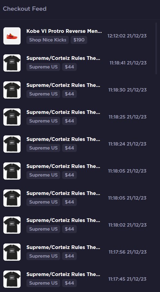 failedOOS's tweet image. Thank you @Cybersole and @LiveProxies