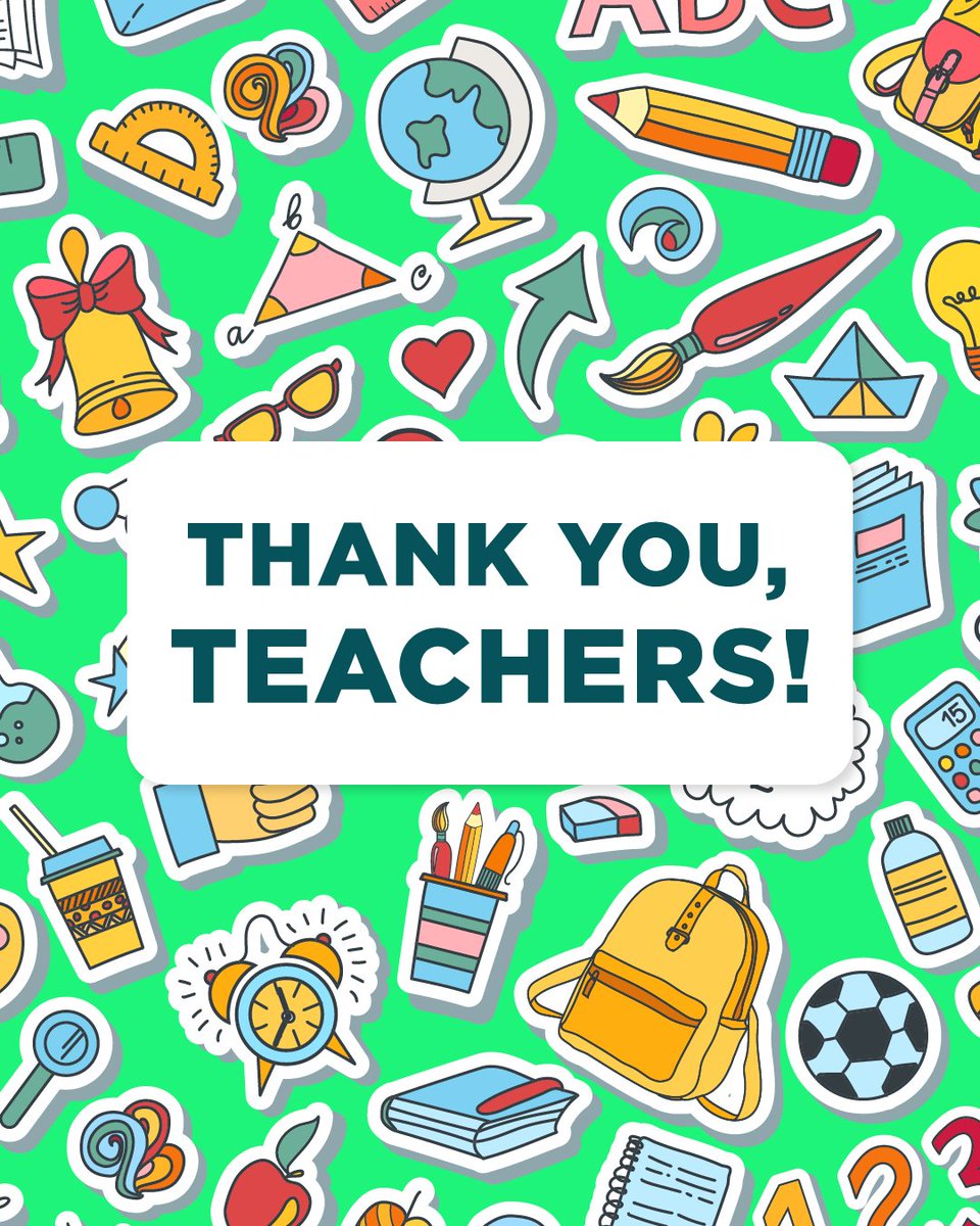 As many schools head into winter break this week, a special 'Thank you!' to all the teachers who have worked so hard in 2023. We hope you use the time off to rest & recharge for 2024! 🔋 #ThankYouThursday #HappyHolidays