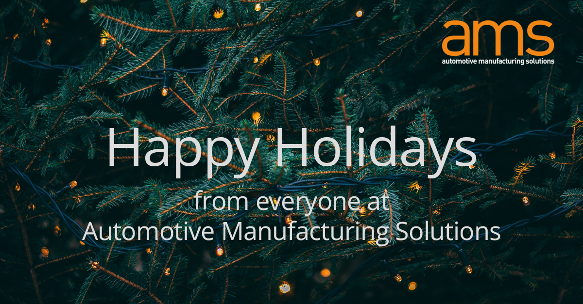 Automotive Manufacturing Solutions wishes everyone good health and happiness this holiday season! #Community #HappyHolidays #TisTheSeason #CelebrationTime #AutomotiveManufacturingSolutions #AMS