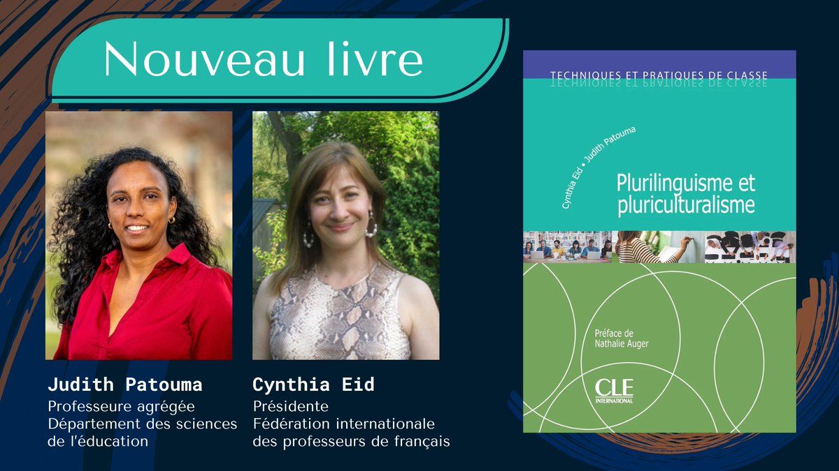 USainteAnne (@usainteanne) on Twitter photo Les enseignants disposent désormais d’une ressource précieuse pour l’enseignement-apprentissage en contexte de la diversité dans les salles de classe! La prof Judith Patouma est coautrice avec
<a href="/eidcynthia/">Cynthia EID</a> du livre Plurilinguisme et pluriculturalisme. usainteanne.ca/cmdngj Les enseignants disposent désormais d’une ressource précieuse pour l’enseignement-apprentissage en contexte de la diversité dans les salles de classe! La prof Judith Patouma est coautrice avec
<a href="/eidcynthia/">Cynthia EID</a> du livre Plurilinguisme et pluriculturalisme. usainteanne.ca/cmdngj