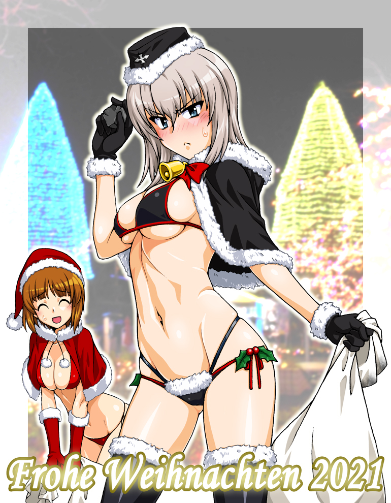 #過去に描いたXmas絵を晒そう
伝統を重んじるスタイル