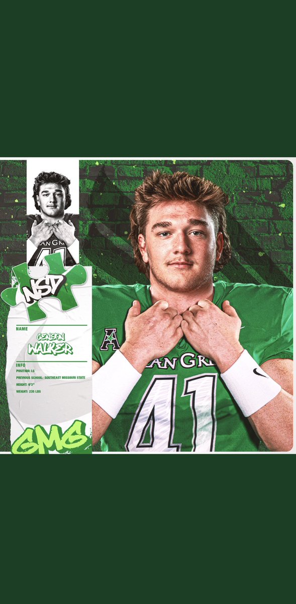 Jenson Walker (@jensonwalker) on Twitter photo Very excited to say I have committed to the University of North Texas! Looking forward to getting down there! <a href="/CoachSvoboda/">Drew Svoboda</a> <a href="/MeanGreenFB/">UNT Football</a> <a href="/NolanOwenLS/">Nolan's Long Snapping</a> <a href="/CoachMartin8/">Matt Martin</a> #meangreen Very excited to say I have committed to the University of North Texas! Looking forward to getting down there! <a href="/CoachSvoboda/">Drew Svoboda</a> <a href="/MeanGreenFB/">UNT Football</a> <a href="/NolanOwenLS/">Nolan's Long Snapping</a> <a href="/CoachMartin8/">Matt Martin</a> #meangreen