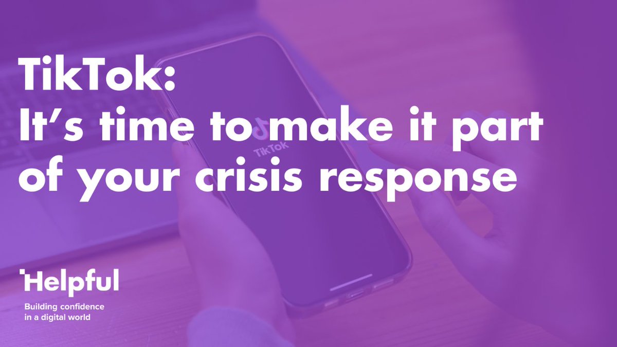 Navigating #TikTok in a crisis? Our Social Simulator includes vertical video and TikTok-style training to get you prepped for any social media storm. Be aware, prepared, and confident. Download your free guide to TikTok crisis response plans here: tinyurl.com/5n6hdepn