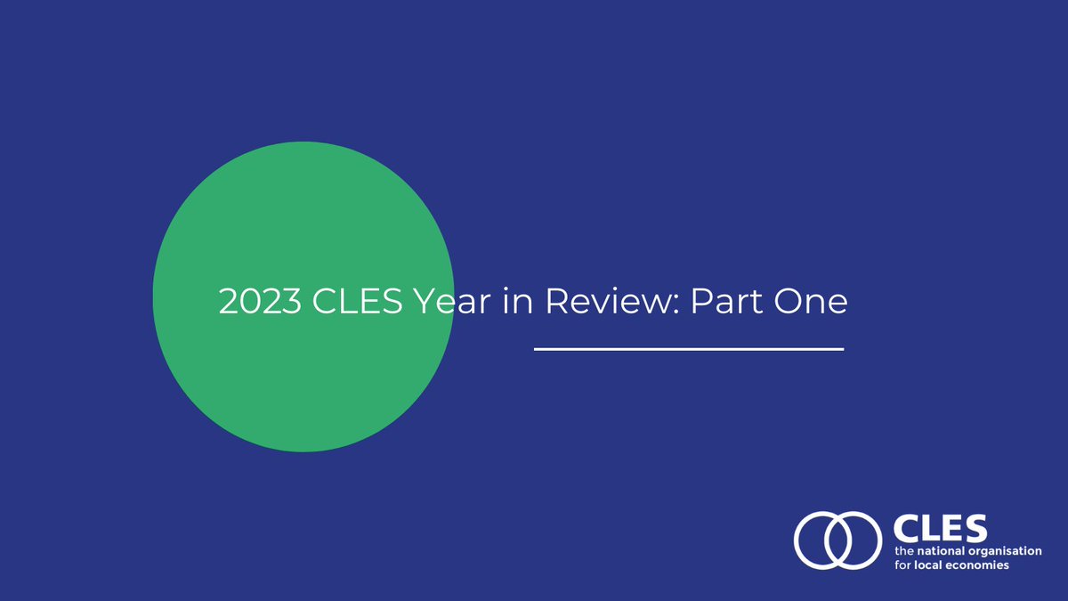 What a year we’ve had at CLES.

From becoming an accredited #4dayweek organisation to our amazing #CWBSummit in November and the various papers we have published over the year.

We can’t wait to see what 2024 brings!

Read on for the first part of our 2023 highlights...