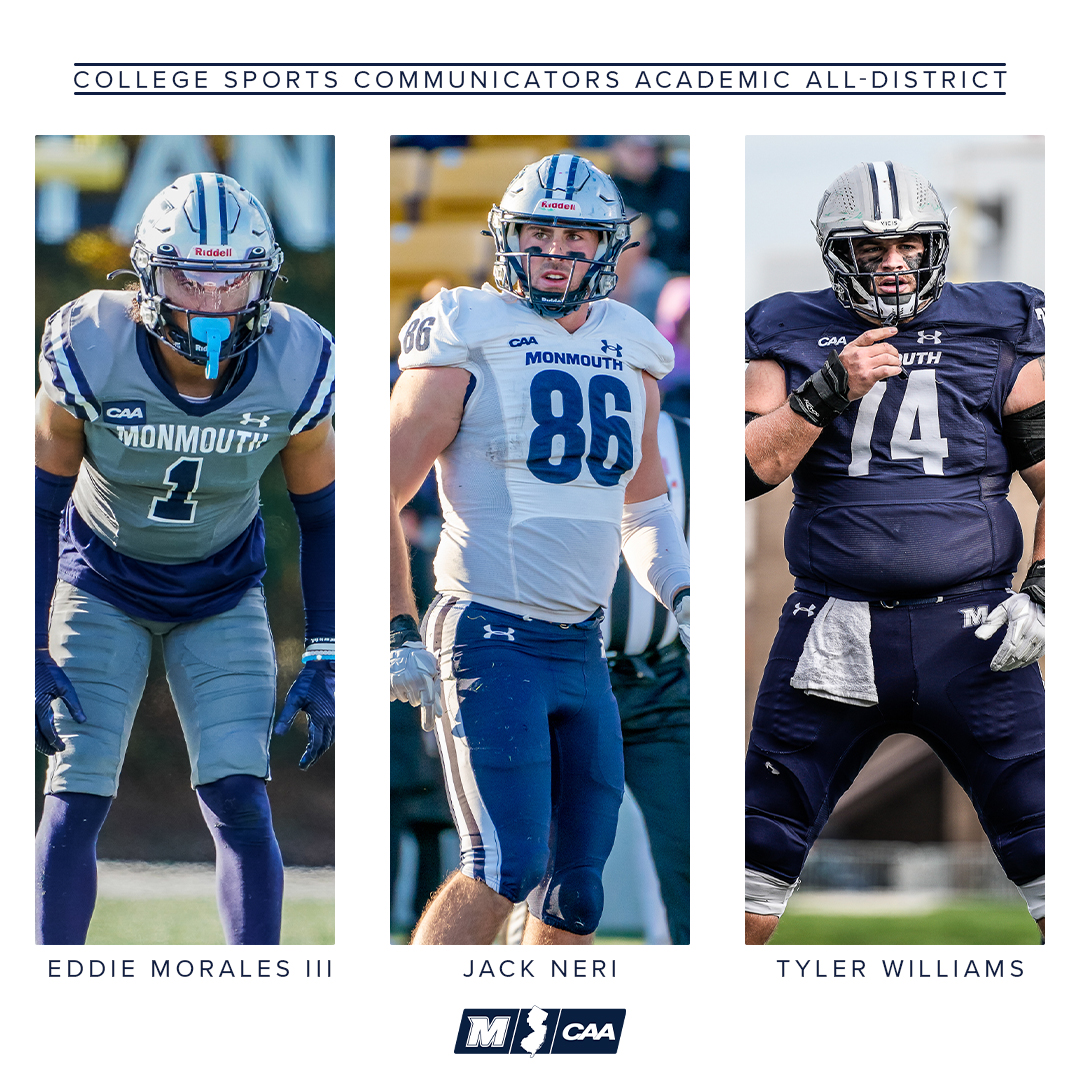 Three @MUHawksFB student-athletes have been named CSC Academic All-District! Congratulations to Eddie Morales III, Jack Neri and Tyler Williams #FlyHawks