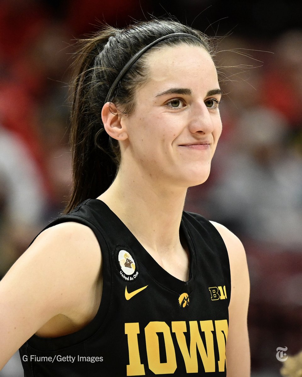 From @TheAthletic: Caitlin Clark is perhaps the biggest star across both men’s and women’s college basketball. Her shooting numbers already compare favorably to NBA greats like Stephen Curry, our columnist writes. nyti.ms/47hieTu