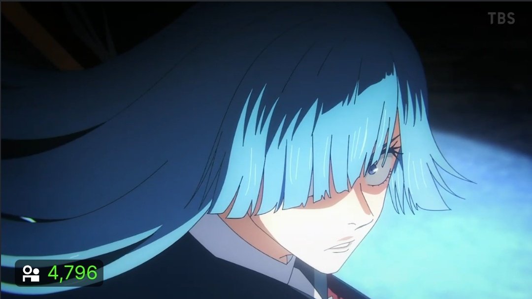 Kenjaku blocks Miwa's sword!!