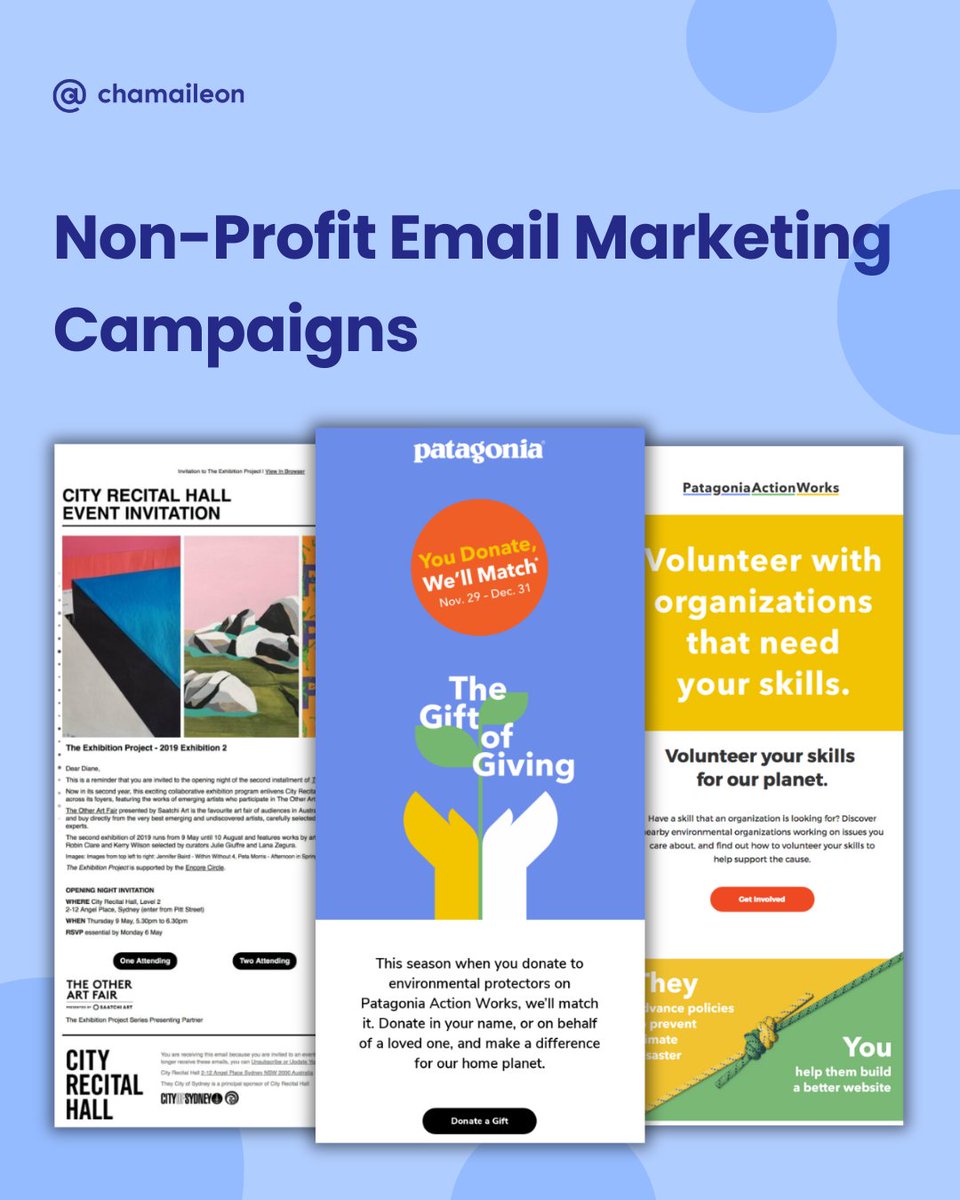 It's quite rare to come across non-profit email marketing examples. So we had to fix that! Explore our insights on non-profit email marketing campaigns at the following link: chamaileon.io/resources/non-…