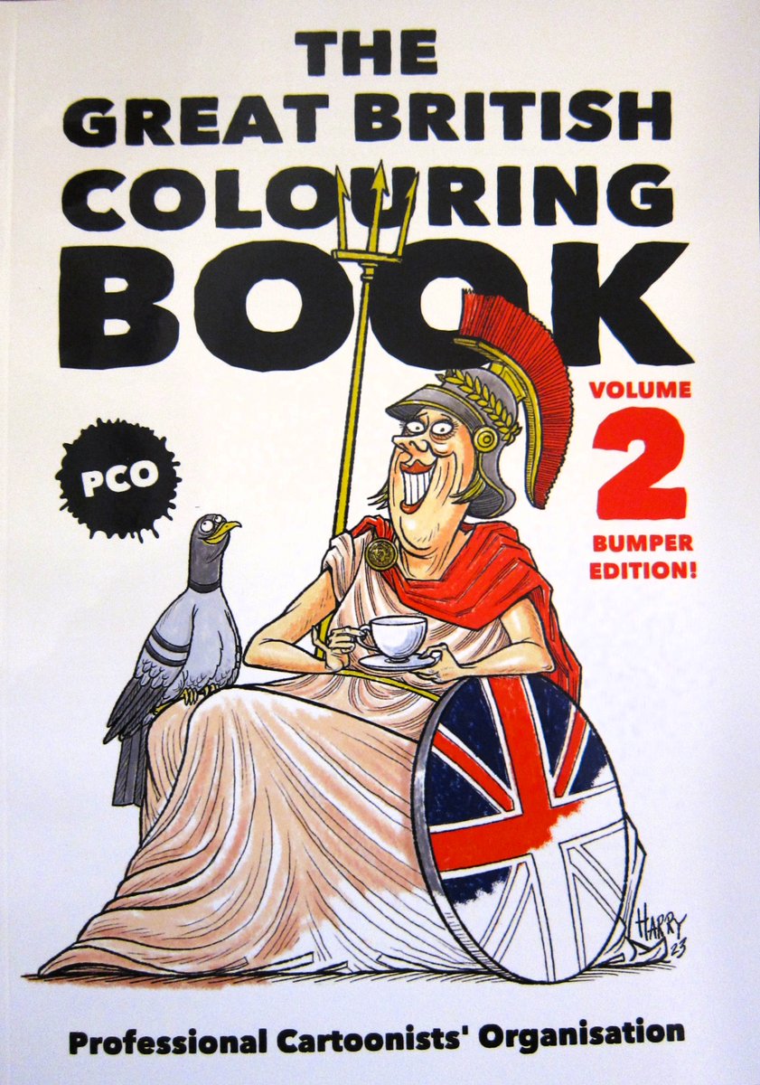 SORRY FOR THE DELAY BUT FINALLY! The @procartoonists Great British Colouring Book is finally on sale at jambookshop.co.uk Orders will be sent after the xmas period.