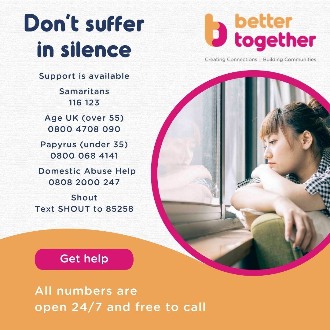 This can be a challenging time of year for many people, but there is support available every day of the year, day and night. 👥 Don't suffer in silence. Reach out to one of these excellent support services. They are here to help you. 💚 #support #help