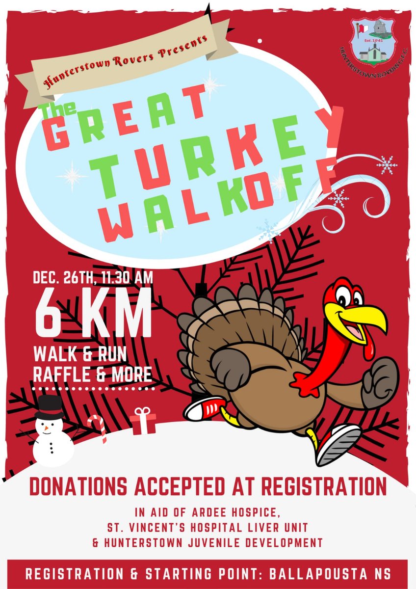 ** Hunterstown Rovers GFC Great Turkey Walkoff **

December 26th 2023 

<a href="/Hunterstowngfc/">Hunterstown Rovers GFC</a>