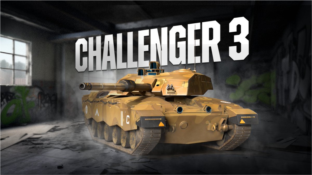 PlayWarMachines's tweet photo. Hey Commanders,

Let's have a closer look at the Challenger III and how it fits into War Machines! 💥

👉 Click here: https://t.co/rsNYF4Dytt

#PlayWarMachines #Tier11 https://t.co/zqQ3HWM4vj
