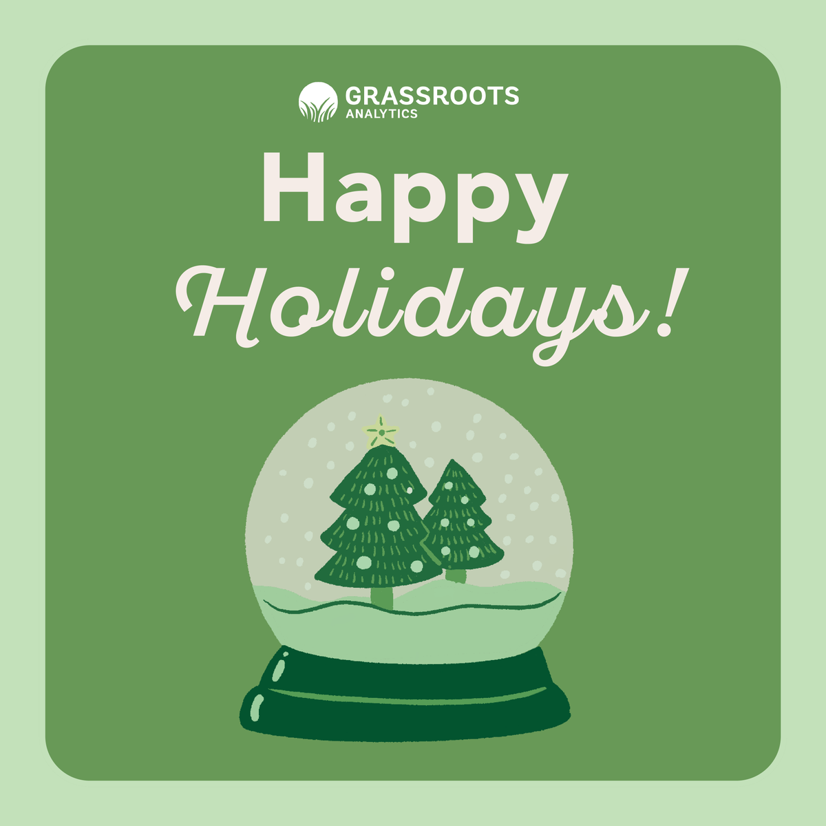 Grassroots Analytics (@grassroots_data) on Twitter photo Happy Holidays from Grassroots Analytics! This holiday season, we’re grateful for our dedicated staff, incredible clients, and friends. Sending warm wishes for restful holidays and a fantastic 2024! Happy Holidays from Grassroots Analytics! This holiday season, we’re grateful for our dedicated staff, incredible clients, and friends. Sending warm wishes for restful holidays and a fantastic 2024!