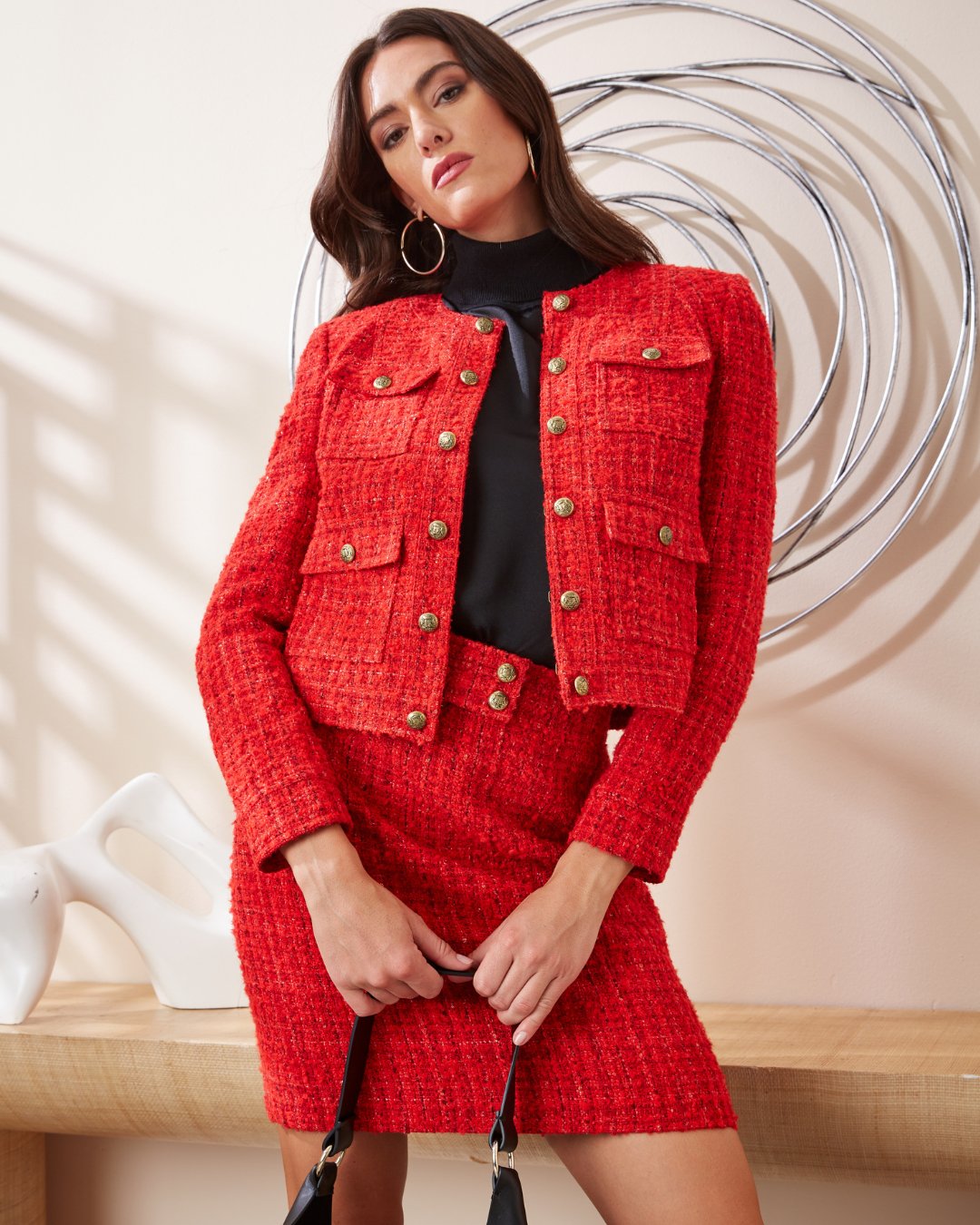 Elie Tahari on X: Find serenity in style with our Italian tweed