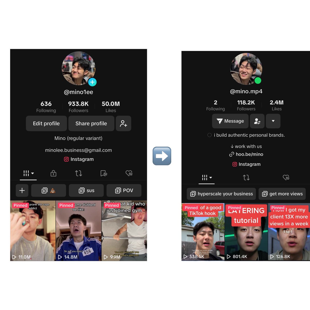 SigmaMino's tweet image. I went from 900k on TikTok making memes to 100k on a B2B account…
…and I’ve realized the SAME principles of content success ALWAYS carry over:
It’s all an EMPATHY game.
Content at the most BASIC level is putting yourself in the MIND OF YOUR VIEWER, to predict what will…