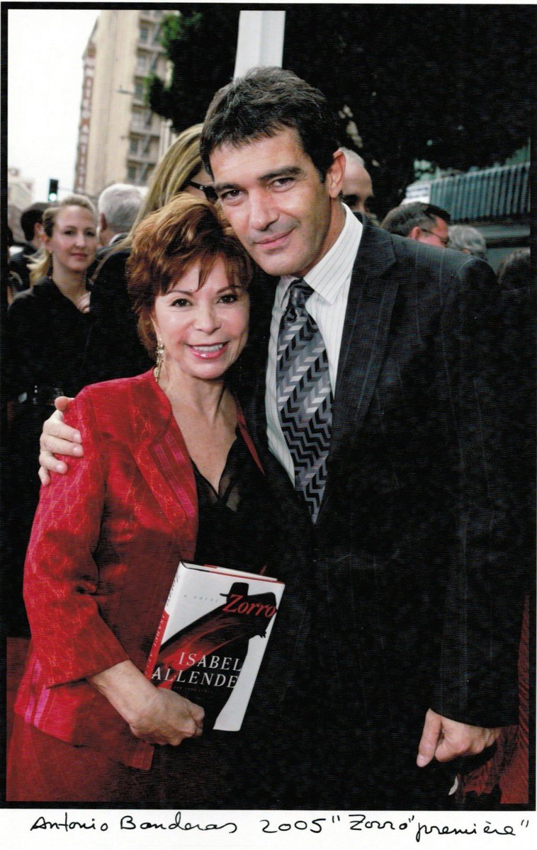 With Isabel Allende at Zorro’s premiere in 2005.
Con Isabel Allende en la premiere del Zorro en 2005.

#TBT #Zorro #IsabelAllende #throwbackthursday