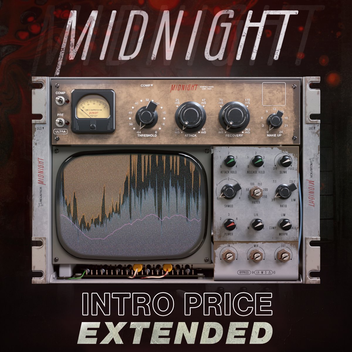 Acustica Audio on X: Last chance to seize the extended intro price for  Midnight! 🌙✨ Enhance your sound with advanced vari-mu tube compression  featuring low aliasing and versatile controls. Grab it now