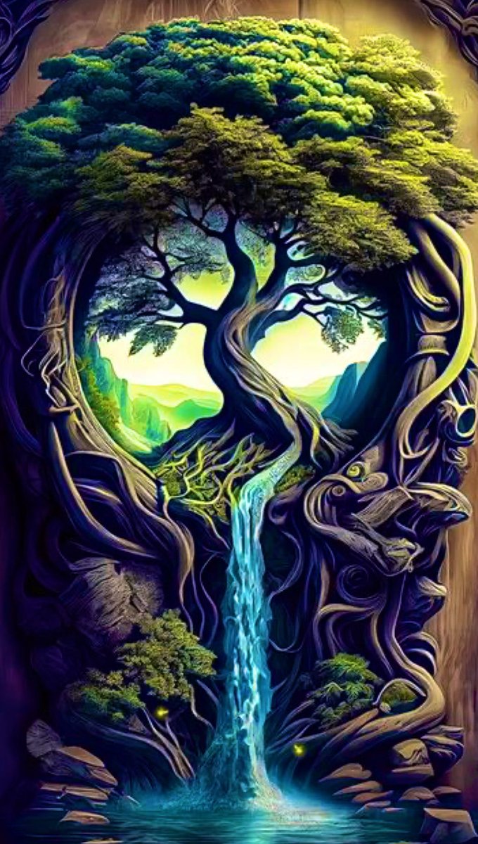 AbiffArte's tweet image. 🌿 Crann Bethadh, el Árbol de la Vida Celta, encarna la profunda reverencia de los celtas por la naturaleza. Cada rama y raíz es una metáfora de la interconexión entre todos los seres vivos y los reinos espirituales. 🌍🕊️ #CelticTreeOfLife #Interconexión