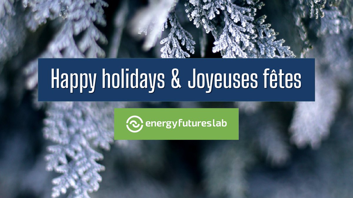 As 2023 draws to a close, we wish you a restful and peaceful holiday season and that you find joy and merriment in ways small and big. #HappyHolidays from all of us at the Energy Futures Lab. #christmaswishes #merrychristmas