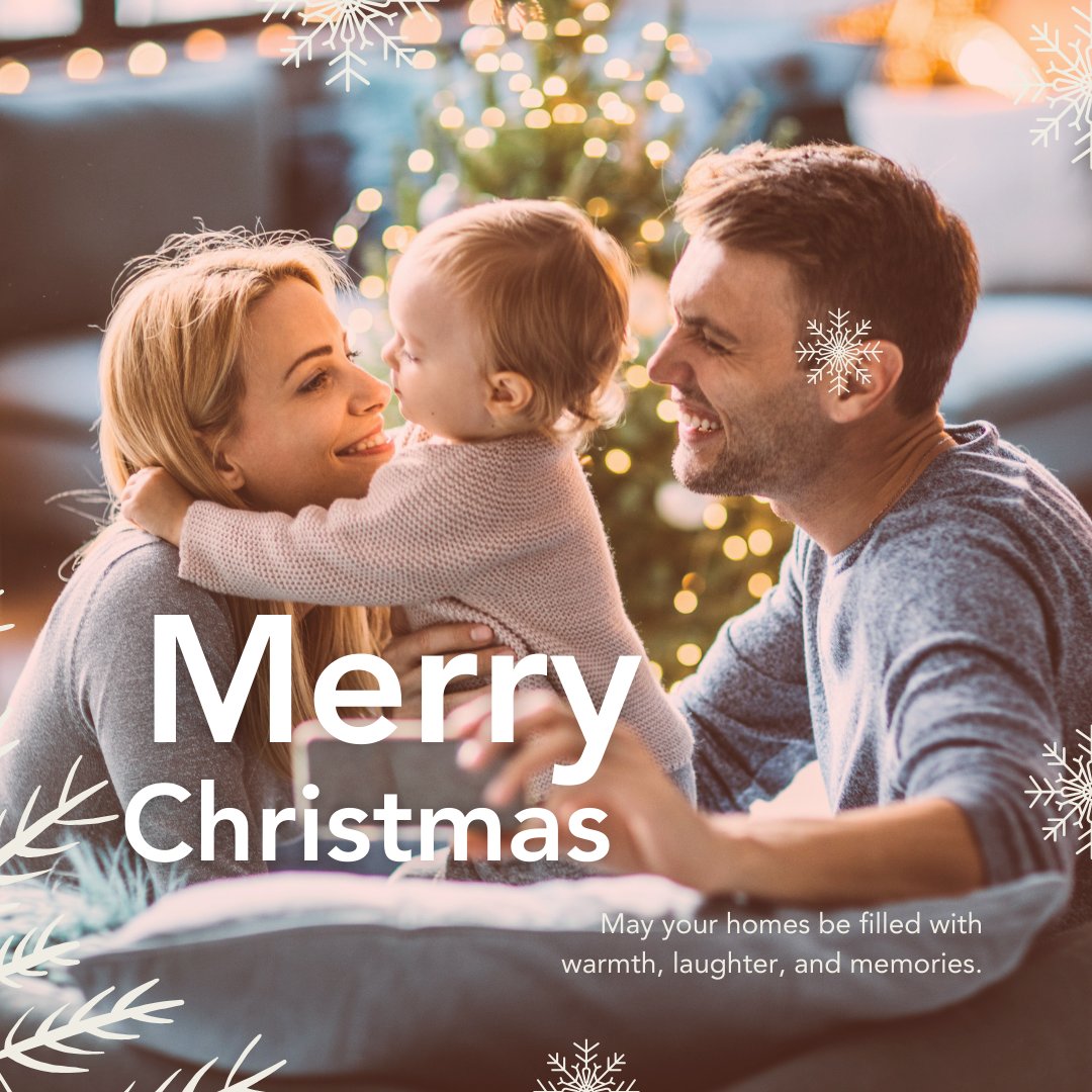 From our family to yours, Merry Christmas! May your homes be filled with warmth, laughter, and the cherished moments that make this season magical. Let's celebrate the gift of homeownership and the hope it brings to families. 🎄🏡 #HomeForTheHolidays #MerryChristmas