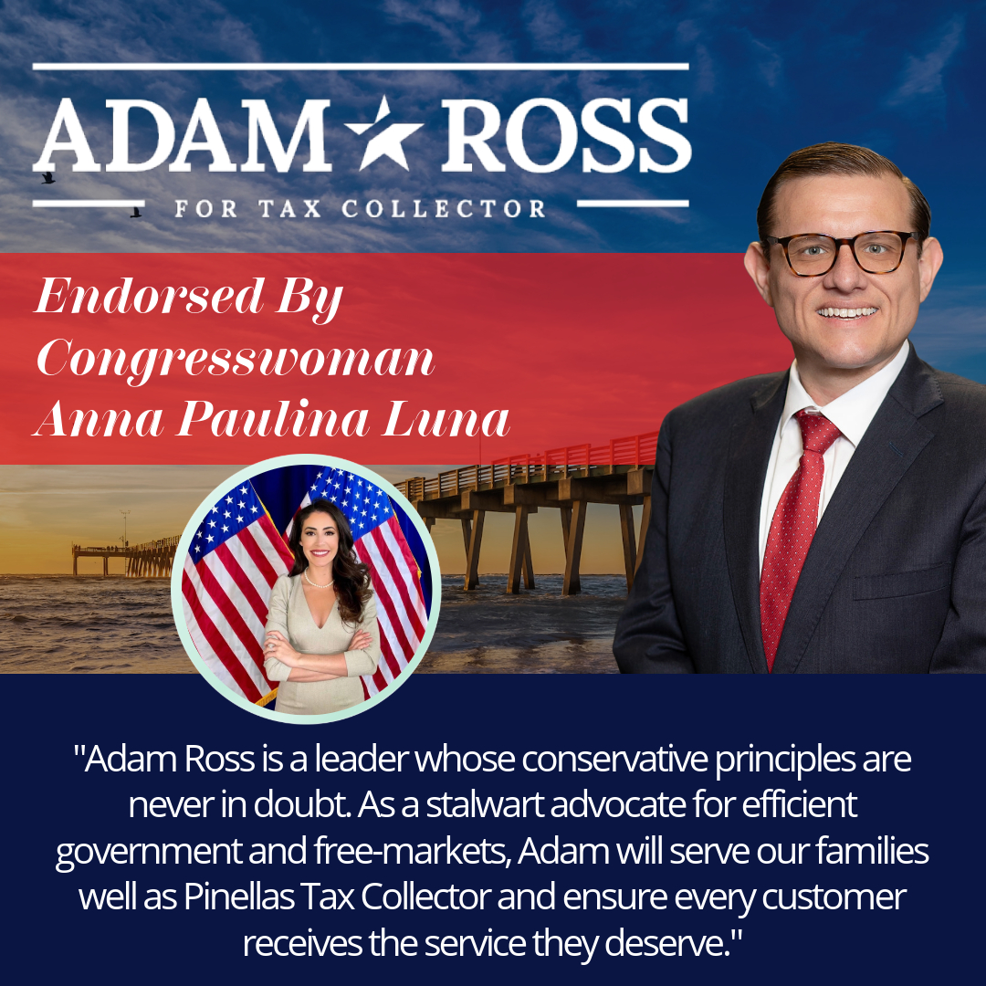 It is a great honor to be endorsed by Congresswoman @realannapaulina. She has never backed down from fighting for Pinellas families in Washington, and I look forward to continue working with her!