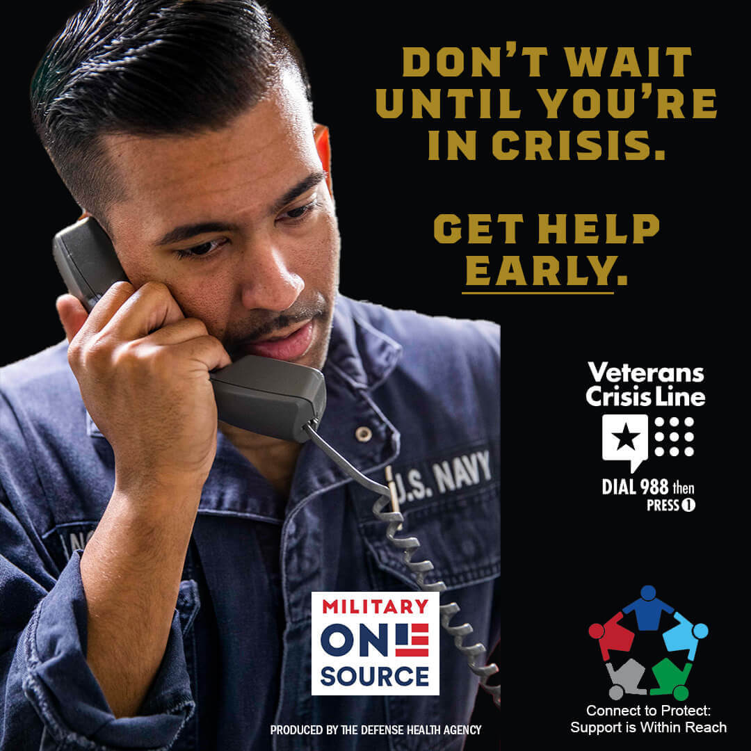 Make your mental health a priority during the holiday season and throughout the entire year.

Reach out if you’re struggling and get the support you need.tricare.mil/MentalHealth 

#ConnectToProtect |#DefendYourMH