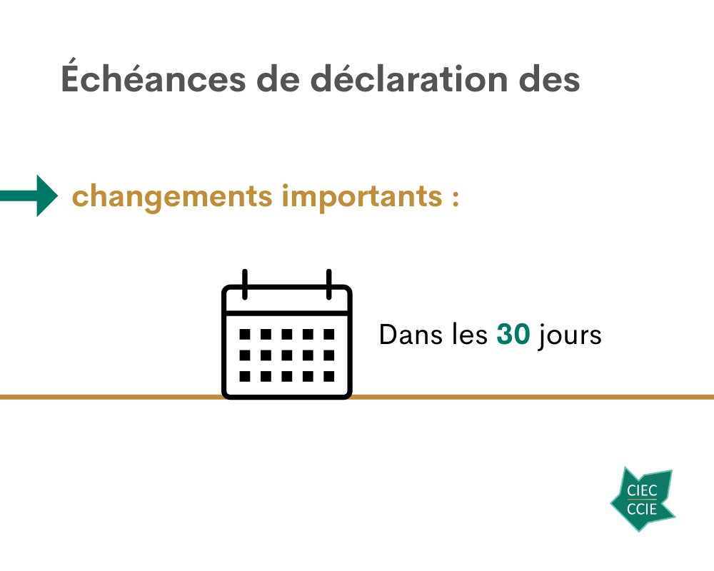 Selon la Loi sur les #ConflitsDintérêts les titulaires de charge publique principaux doivent déclarer, dans les 30 jours, tout changement important aux renseignements qu’ils ont initialement communiqués au Commissariat à l’#Éthique à leur nomination. Info bit.ly/3B2vPOd