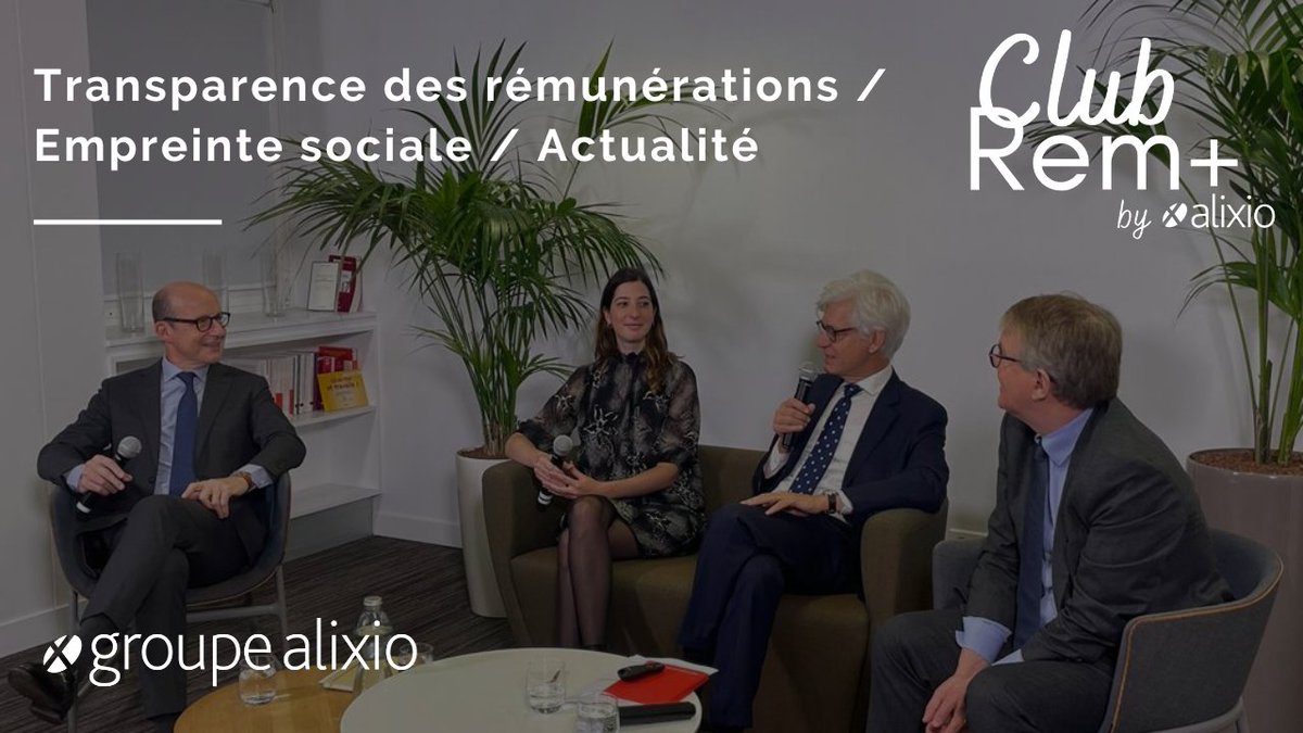 Alixio (@alixioconseil) on Twitter photo Retour sur le Club REM+ du 14/12 :
-Focus sur la Directive Européenne sur la Transparence des #Rémunérations
-Témoignage du Groupe La Poste sur son #EmpreinteRémunération
-Zoom sur la Loi sur le Partage de la Valeur
-Tendances Rémunération
Pour le replay : contact@alixio.com Retour sur le Club REM+ du 14/12 :
-Focus sur la Directive Européenne sur la Transparence des #Rémunérations
-Témoignage du Groupe La Poste sur son #EmpreinteRémunération
-Zoom sur la Loi sur le Partage de la Valeur
-Tendances Rémunération
Pour le replay : contact@alixio.com