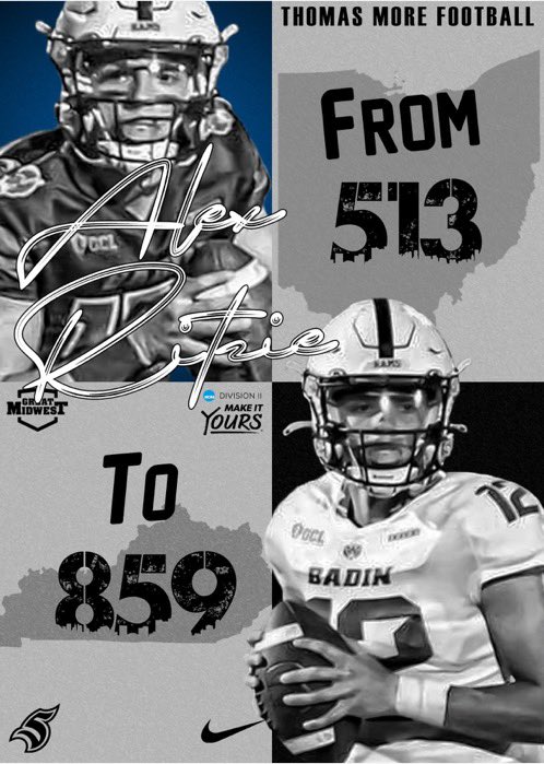 Alex Ritzie (@alex_ritzie) on Twitter photo Excited to announce my commitment to play at Thomas Moore University. Thank you <a href="/BHSfootball4/">@BHSfootball</a> for a great 4 years. Looking forward to playing at the next level. <a href="/CoachNorwell/">Chris Norwell</a> <a href="/bcmoore22/">πBryan Mooreπ</a> Excited to announce my commitment to play at Thomas Moore University. Thank you <a href="/BHSfootball4/">@BHSfootball</a> for a great 4 years. Looking forward to playing at the next level. <a href="/CoachNorwell/">Chris Norwell</a> <a href="/bcmoore22/">πBryan Mooreπ</a>