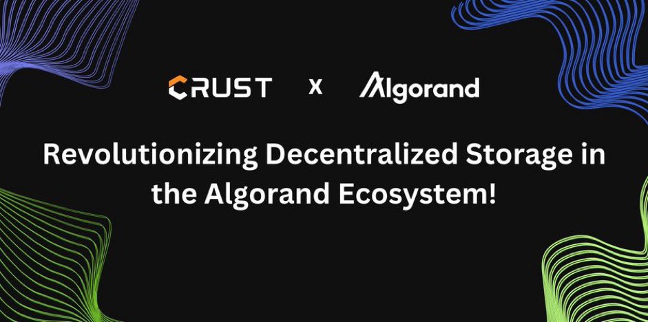 Crust is happy to announce a new partnership with <a href="/Algorand/">Algorand Technologies</a> 🥳 but why is this so significant? Algorand users will now have access to:
✅ fully decentralized cloud storage via IPFS
✅ permanent and on-demand customizable storage natively via Algorand smart contracts 
✅ data