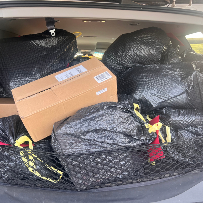Kerringtons's tweet photo. Thanks to you, we did it! What a full week preparing deliveries to our #CHD families in need through our #Christmas giving program! #giveback https://t.co/Wn9q36hFK1