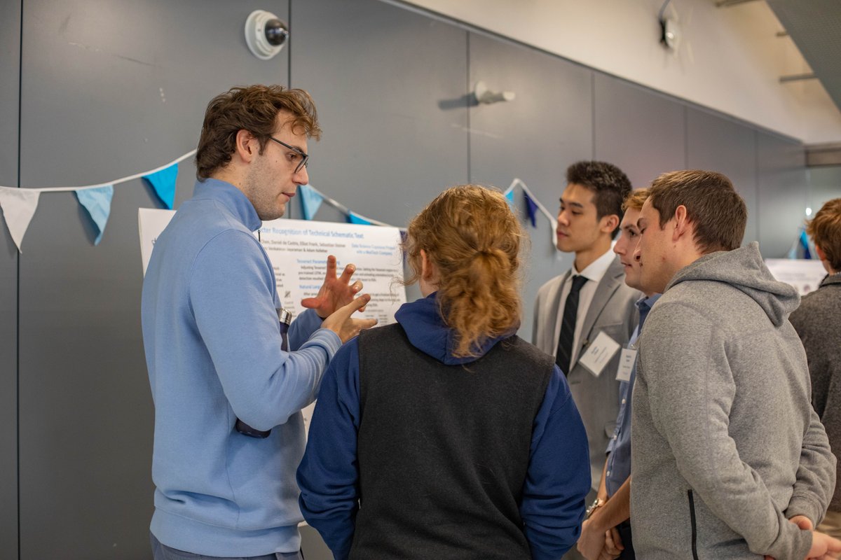 DataSciColumbia's tweet image. At the Fall 2023 MSDS Capstone Event, students applied their knowledge from the MSDS program to address complex data driven problems through semester-long project sponsored by a local organization.
#DataScience #AI #CapstoneProjects #Engineering