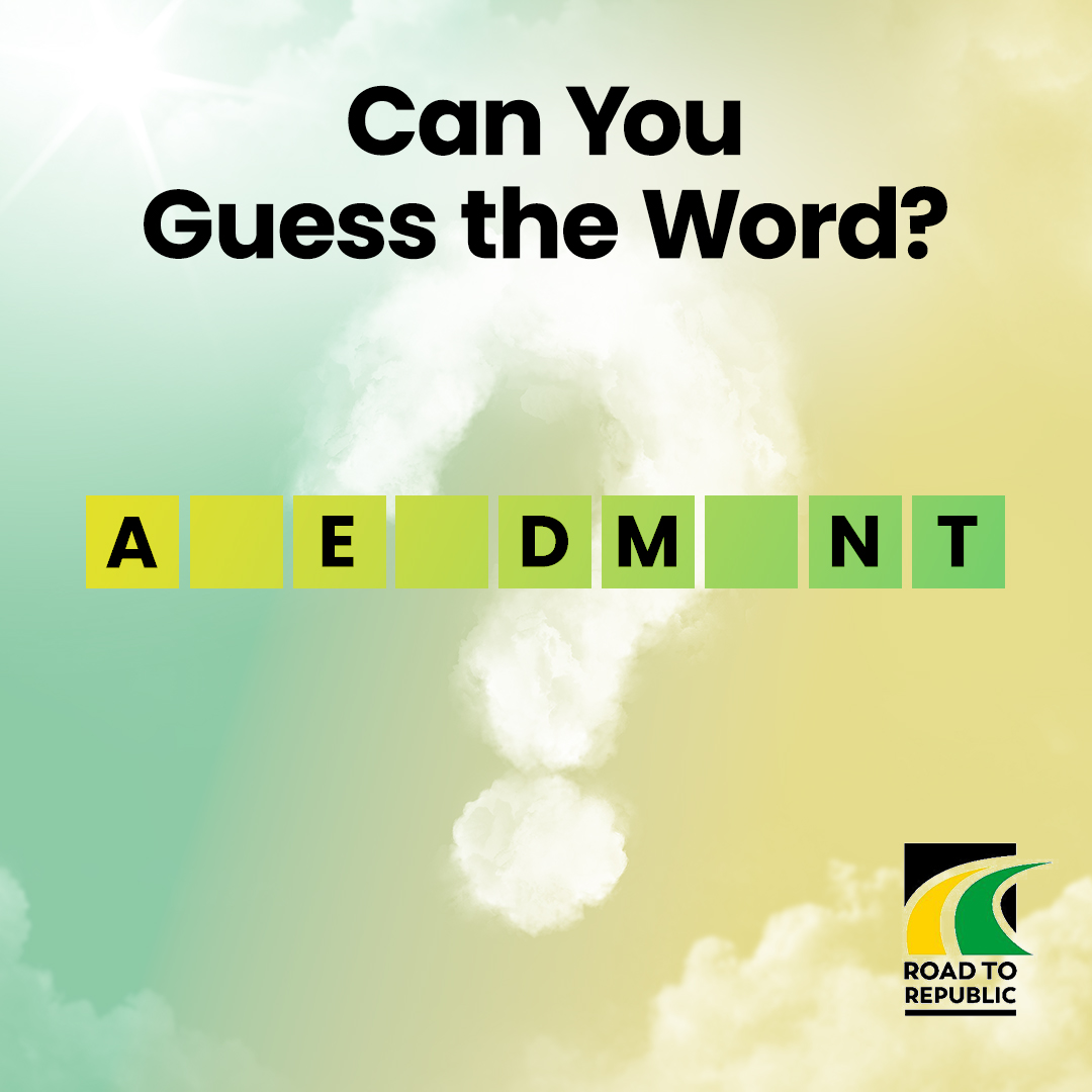 🔍 Can you crack the code? Comment your guess below! 🤔 #GuessTheWord #RepublicMiDisRepublicMiDat