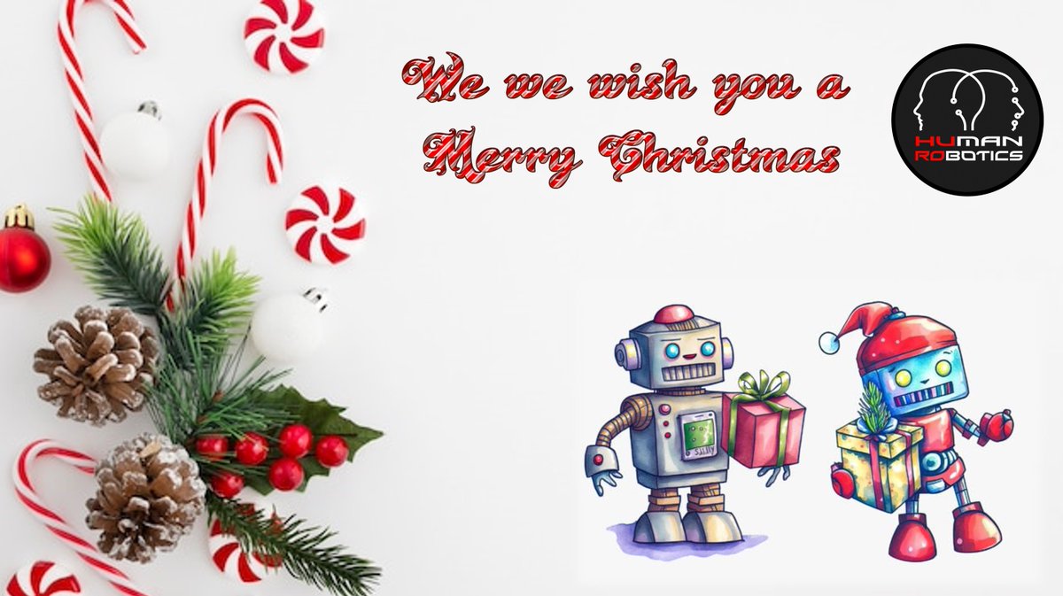 The Human Robotics family wishes you all a very joyful and exciting 2024! Next year we are starting many exciting projects with amazing people joining. Stay tuned! #xmas
