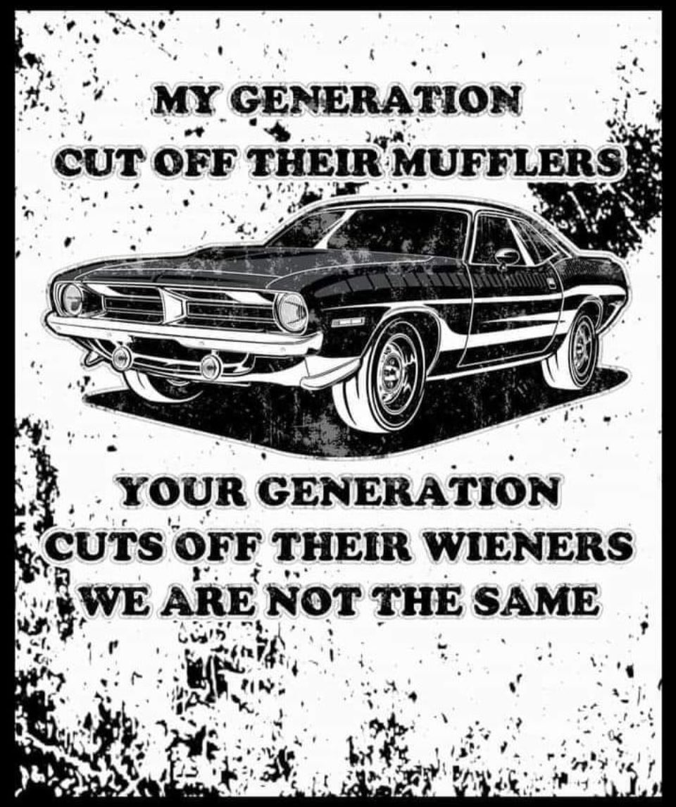 Buongiorno Amici🌹 If you’re from a generation that cut off mufflers rather than genitalia then I want to follow you! Enjoy a Terrific Thursday!