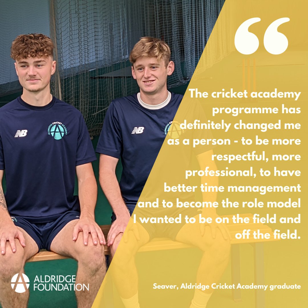 Your support could not only help more young people unlock their passion for cricket but also help them to build their confidence, find their voice, raise their aspirations and develop skills that can be integrated into all aspects of life. 
#DonateNow: donate.kindlink.com/aldridge-found…