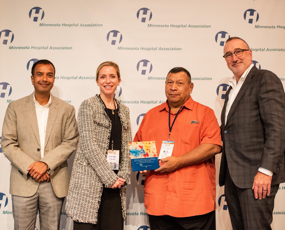 <a href="/northmemorial/">North Memorial</a> Maple Grove Hospital, Astera Health, and <a href="/HennepinHC/">Hennepin Healthcare</a> were recognized with Quality and Safety Improvement Awards by the Minnesota Hospital Association.